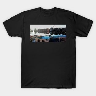 Dutch harbor in wintertime T-Shirt